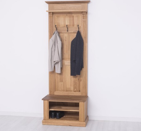 Cuier cu 2  spatii deschise, din stejar - Culoare Top_P064 - Culoare Corp_P061 - Culoare Cornisa_P064 - DUBLU COLOR de la Rustic Butique - OUTOPS537 - Culoare Top_P064 - Culoare Corp_P061 - Culoare Cornisa_P064 - DUBLU COLOR